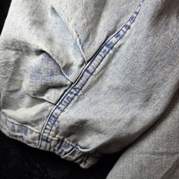 NWOT Free People Smock It To Me Denim Top XL - Picture 6 of 13